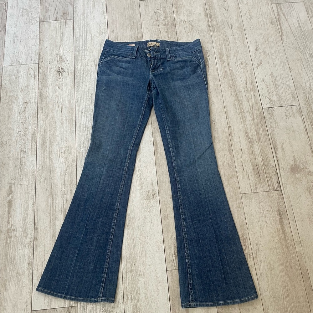 William Rast Savoy Blue Boot Cut Leg Jeans - Y2K Vintage Size 27 - Picture 2 of 6
